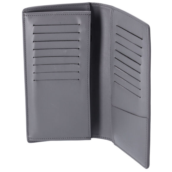 Louis Vuitton Gray Monogram Shadow Portefeuille Brazza M81335 Long Wallet - Picture 3 of 6